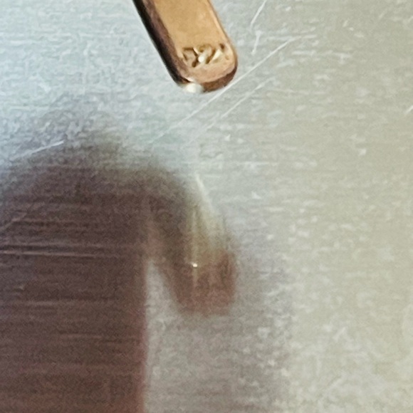 Southwest Signed Sterling  Dichroic Glass Stone Cuff Bracelet Sz 6.25-6.5 - Picture 5 of 11